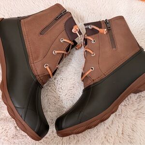Sperry Top-Sider Brown/Black Duck Boots Size 11